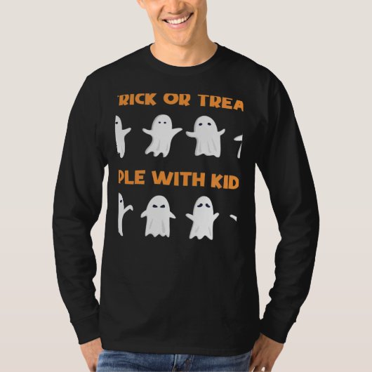 Trick or Treat People With Kindness Halloween T-shirt (Voorkant)