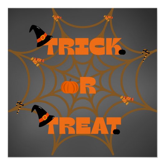 Trick or treat perfect poster (Voorkant)