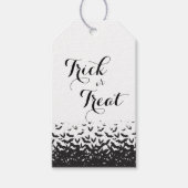 Trick or treat persoonlijke Halloween Cadeaulabel (Voorkant)