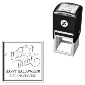 Trick or treat Persoonlijke halloween Stamp Zelfinktende Stempel (In situ)