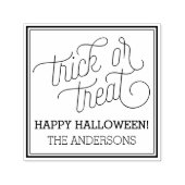 Trick or treat Persoonlijke halloween Stamp Zelfinktende Stempel (Design)
