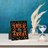 Trick or treat Plaques voor Halloween Room Decor Fotoplaat (Insitu)