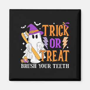 Trick or treat Poets je tanden Schattige Ghost Hal Magneet