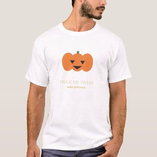 Trick or Treat Pompoen Halloween T-Shirt