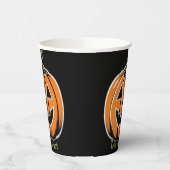 Trick or treat- Pompoen Papieren Bekers (Links)