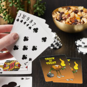 Trick or Treat Pompoen Pokerkaarten (Insitu)
