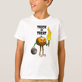 Trick or treat Pompoen T-shirt