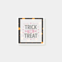 Trick or treat Post -it notes