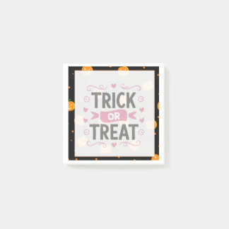 Trick or treat Post -it notes