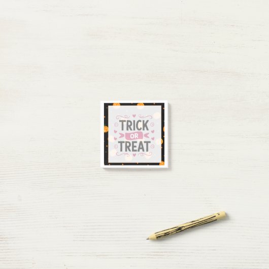 Trick or treat Post -it notes (Op bureau)