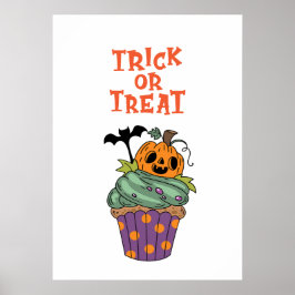 Trick or treat poster