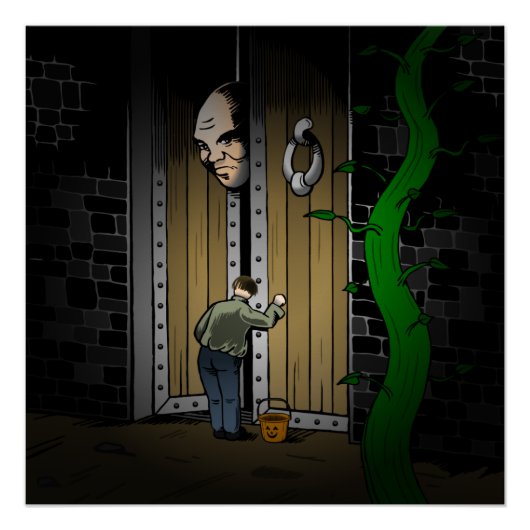 Trick or treat poster (Voorkant)