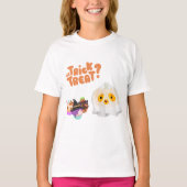 Trick or treat Pumpkin Ghost T-Shirt (Voorkant)