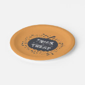 Trick or treat Pumpkin Halloween Paper Bord (Gekanteld)