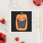 Trick or treat Pumpkin Halloween Servet (Insitu)