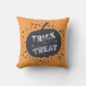 Trick or treat Pumpkin Halloween Sierkussen (Voorkant)