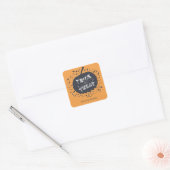 Trick or treat Pumpkin Halloween Sticker (Envelop)