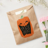 Trick or treat Pumpkin Halloween Treat Bedankzakje (Gezegeld)