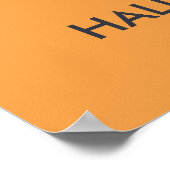 Trick or treat Pumpkin Happy Halloween Poster (Hoek)