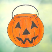 Trick or treat Pumpkin Jack o' Lantern Halloween Raamsticker (Vel 3)
