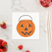 Trick or treat Pumpkin Jack o' Lantern Halloween Servetten (Insitu)