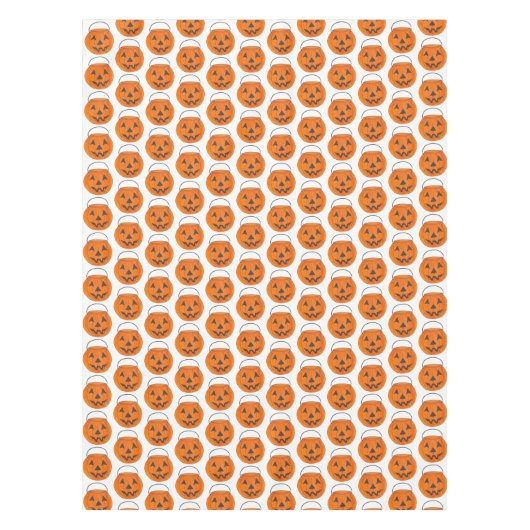 Trick or treat Pumpkin Jack o' Lantern Halloween Tafelkleed (Voorkant)