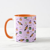 Trick or treat Pumpkin Jack O Lantern Paars Mok (Links)