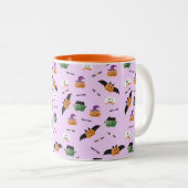 Trick or treat Pumpkin Jack O Lantern Paars Mok (Voorkant rechts)