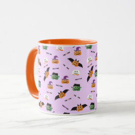 Trick or treat Pumpkin Jack O Lantern Paars Mok