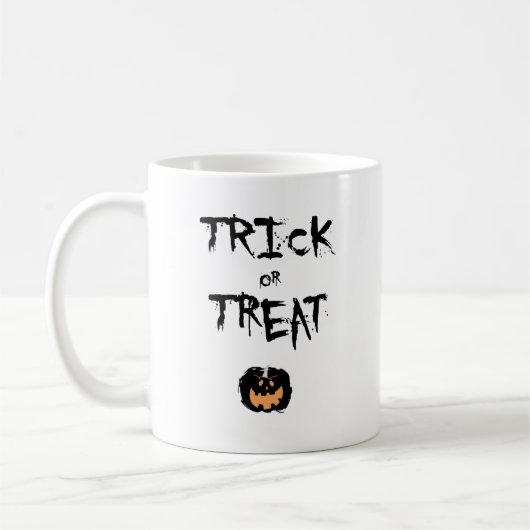 Trick or treat pumpkin koffiemok (Links)