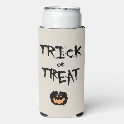Trick or treat pumpkin seltzer blikjeskoeler (Seltzer Achterkant)
