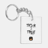 Trick or treat pumpkin sleutelhanger (Voorkant Links)