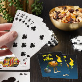 Trick or treat Pumpkin-spelkaarten Pokerkaarten (Insitu)