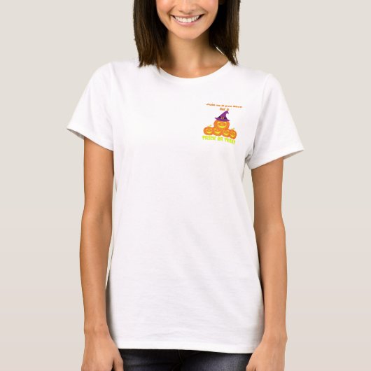 Trick or treat Pumpkin T-shirt (Voorkant)