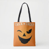Trick or treat Pumpkin Tote Bag (Voorkant)