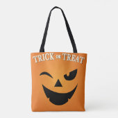 Trick or treat Pumpkin Tote Bag (Achterkant)