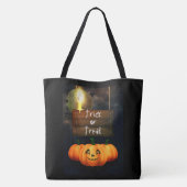 Trick or treat Pumpkins Tote Bag (Achterkant)