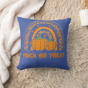 Trick or treat Rainbow Pumpkin Halloween Costume Kussen