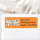 Trick or treat retouradreslabels etiket (Insitu)