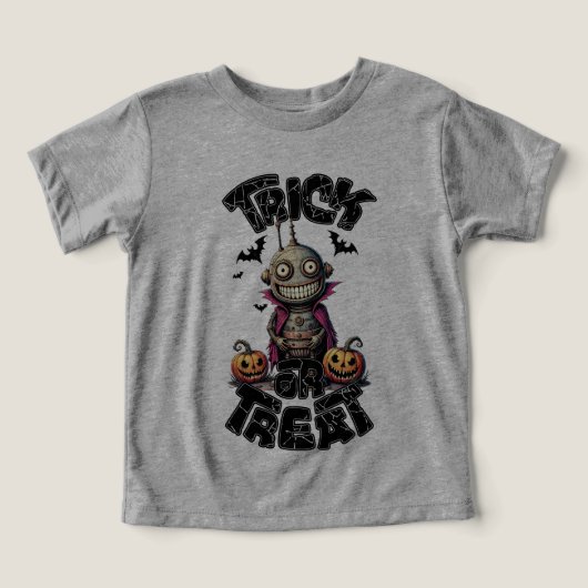 Trick or treat, robotstijl (Design voorkant)