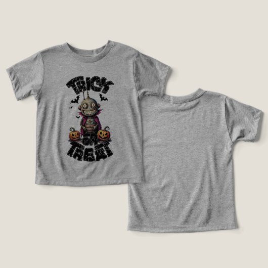 Trick or treat, robotstijl (Ontwerp Voorkant & Achterkant)