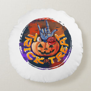 Trick or treat rond kussen