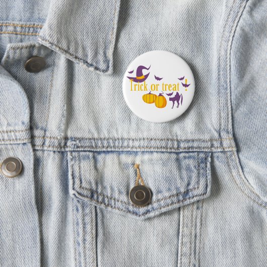 trick or treat ronde button 5,7 cm (In situ)