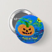 trick or treat ronde button 5,7 cm (Voorkant /achterkant)