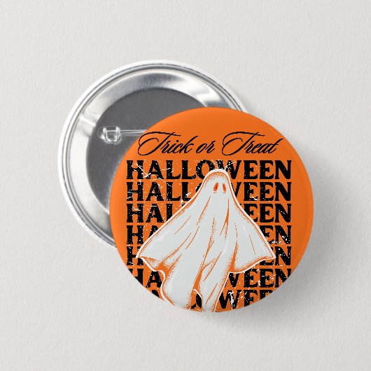 trick or treat ronde button 5,7 cm (Voorkant /achterkant)