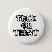 Trick or treat ronde button 5,7 cm (Voorkant)
