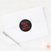 Trick or treat ronde sticker (Envelop)