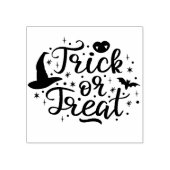 Trick or treat rubberstempel (Afrduk)