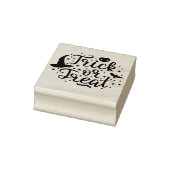 Trick or treat rubberstempel (Stempel)