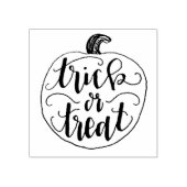 Trick or treat rubberstempel (Afrduk)